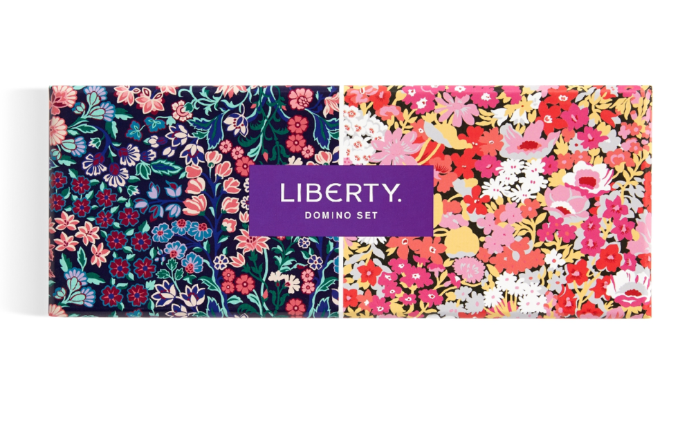 Liberty Floral Wood Domino Set