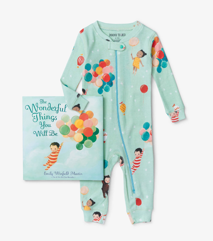 The Wonderful Things You Will Be Book and Infant Coverall