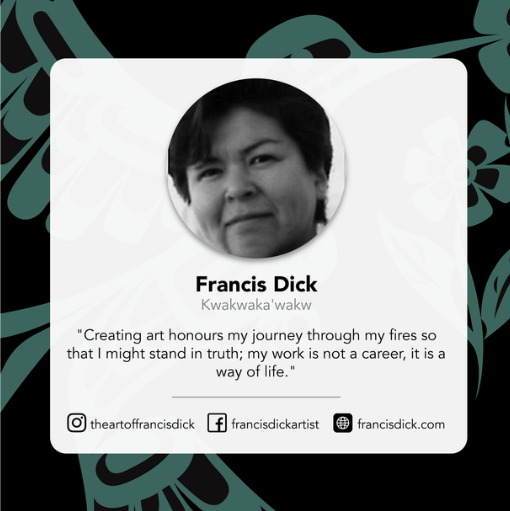 Pill Case with Mirror - Hummingbird