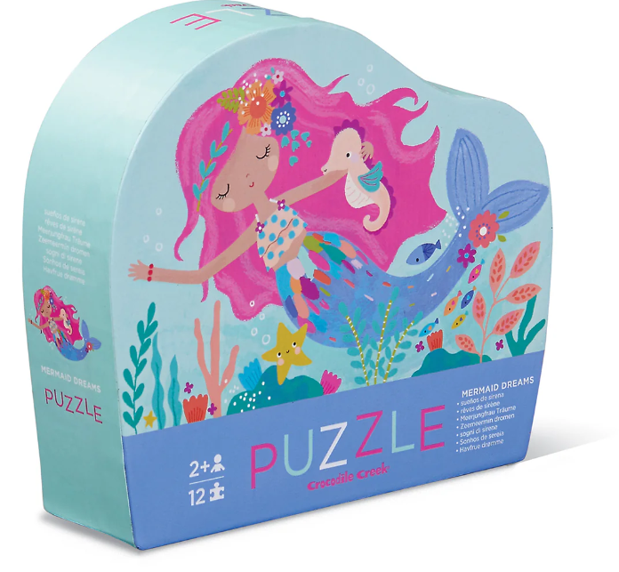 12 PC Mini Puzzle: Mermaid Dreams