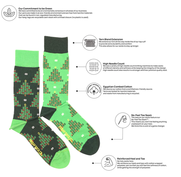 Men's Ugly Christmas Knit Socks