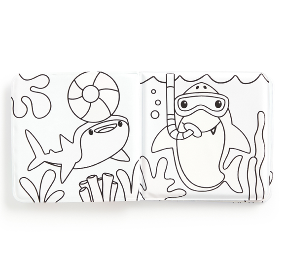 Shark Splash! Colour Magic Bath Book