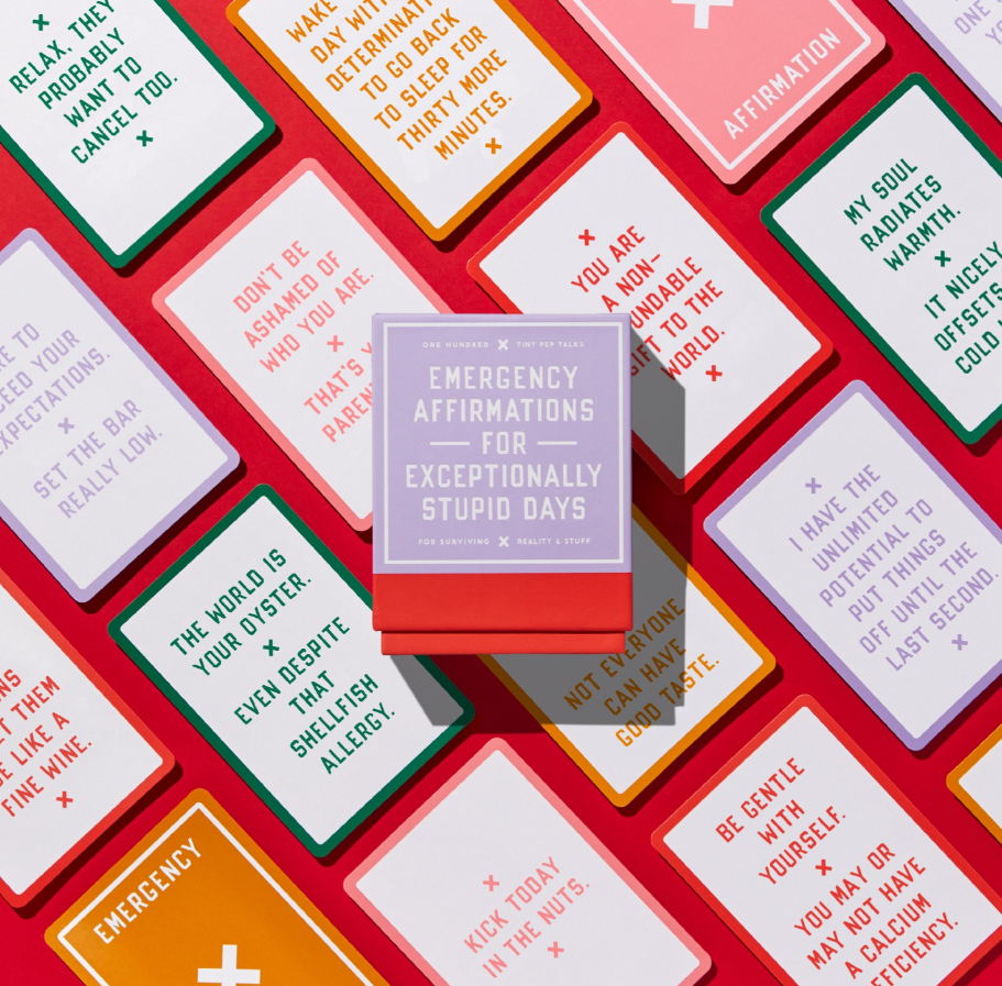 Emergency Affirmations for Exceptionally Stupid Days Card Deck