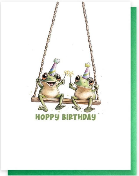 Hoppy Birthday Card