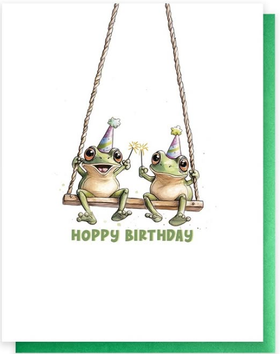 Hoppy Birthday Card