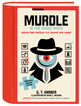 Murdle in the Hedge Maze 500-Piece Jigsaw Puzzle