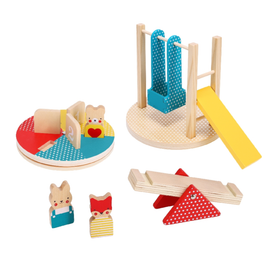 At the Park Wooden Play Set