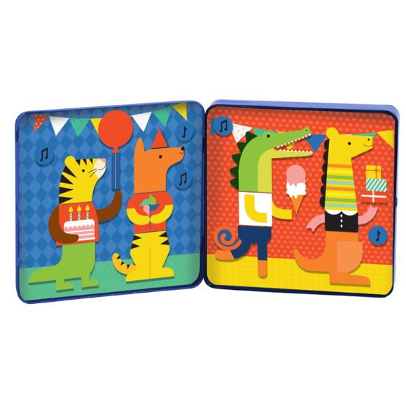 Party Animals On-the-Go Magnetic Play Set