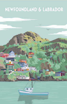 Newfoundland and Labrador Travel Magnet