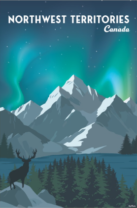 Northwest Territories Travel Magnet