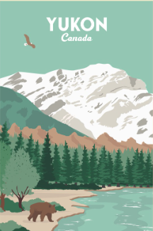Yukon Travel Magnet