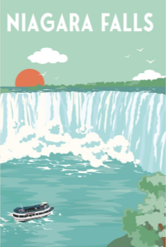 Niagara Falls Travel Magnet
