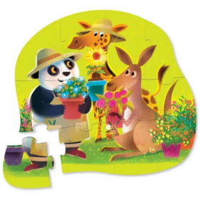 12 PC Mini Puzzle: Flower Power - 0