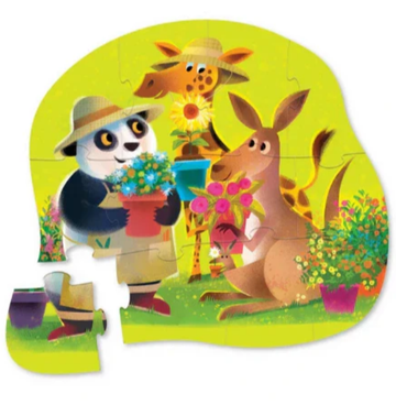 12 PC Mini Puzzle: Flower Power - 0