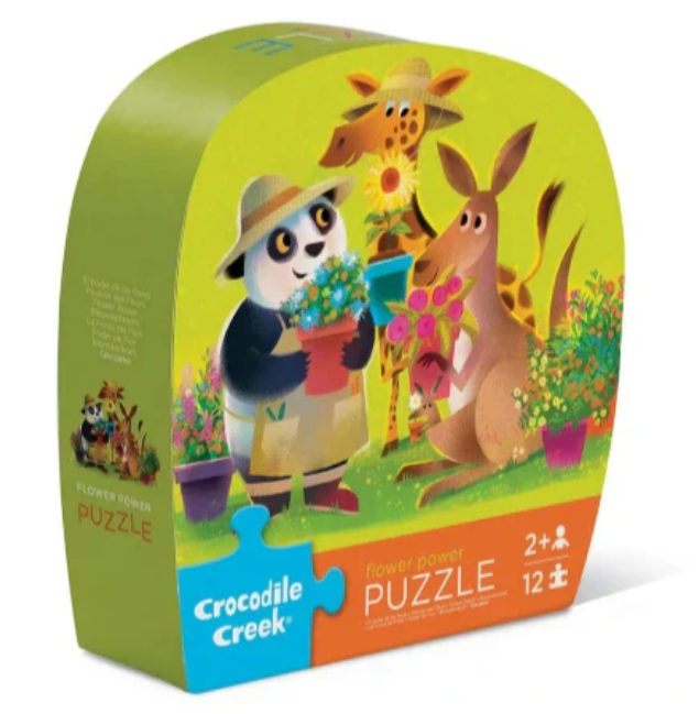 12 PC Mini Puzzle: Flower Power