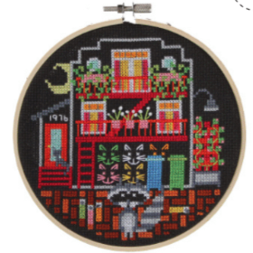 Alley Raccoon Cross Stitch Kit
