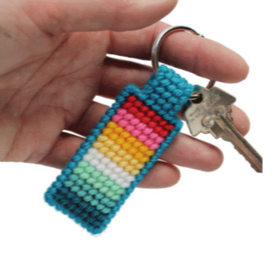 Blue Keychain - Plastic Canvas Kit