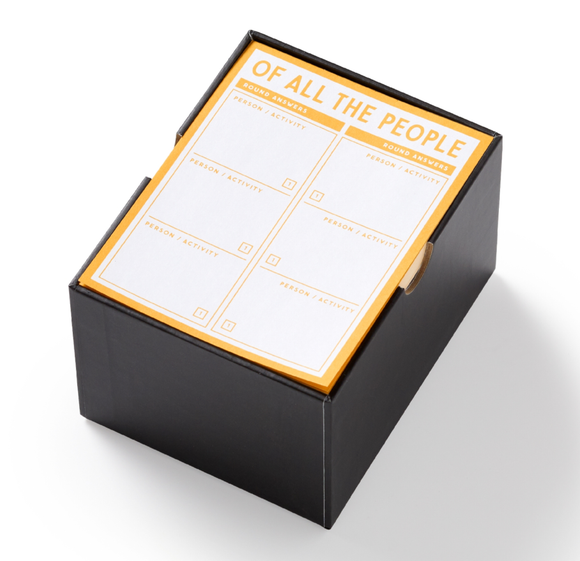 Of All The People Social Game