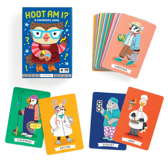 Hoot am I? Charades Card Game