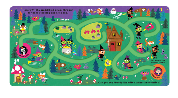 Maze Book: Follow Me Halloween