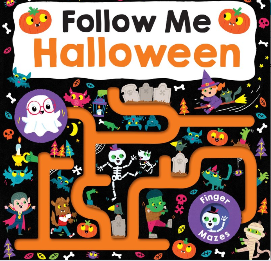 Maze Book: Follow Me Halloween