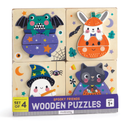 Halloween Set of 4 Wood Puzzles-1