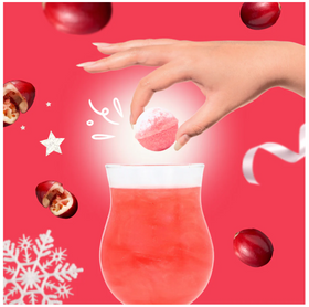Frosted Cranberry Cocktail Bomb