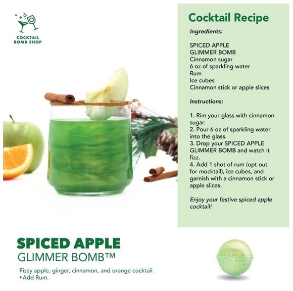 Spiced Apple Cocktail Bomb