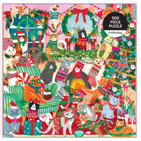 Merry Catmas! 500 Piece Family Puzzle - 0