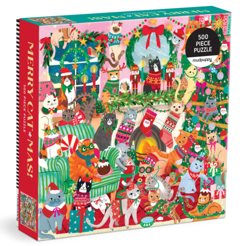 Merry Catmas! 500 Piece Family Puzzle