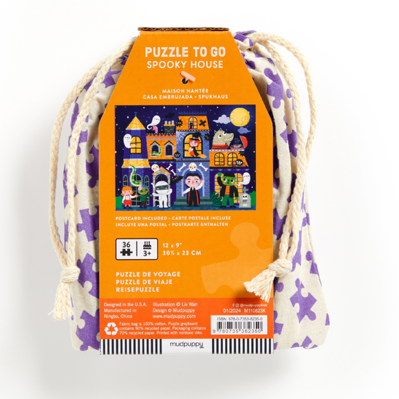 Spooky House Puzzle To Go 36pc