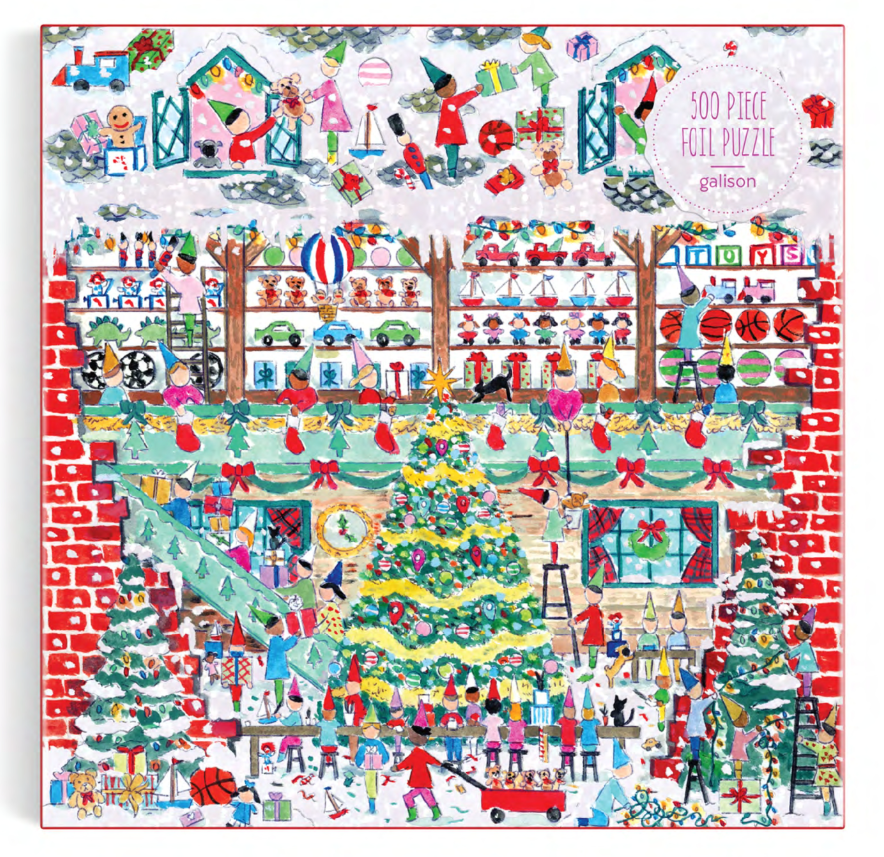Michael Storrings Toy Workshop 500 Piece Foil Puzzle - 0