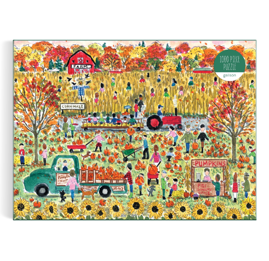 Michael Storrings Pumpkin Patch 1000 Piece Puzzle - 0