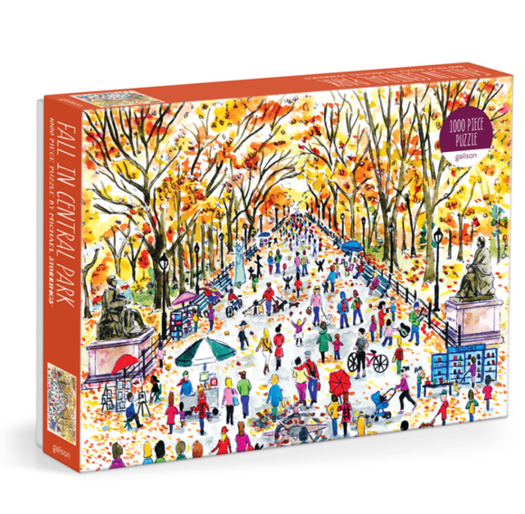 Michael Storrings Fall in Central Park 1000 Piece Puzzle