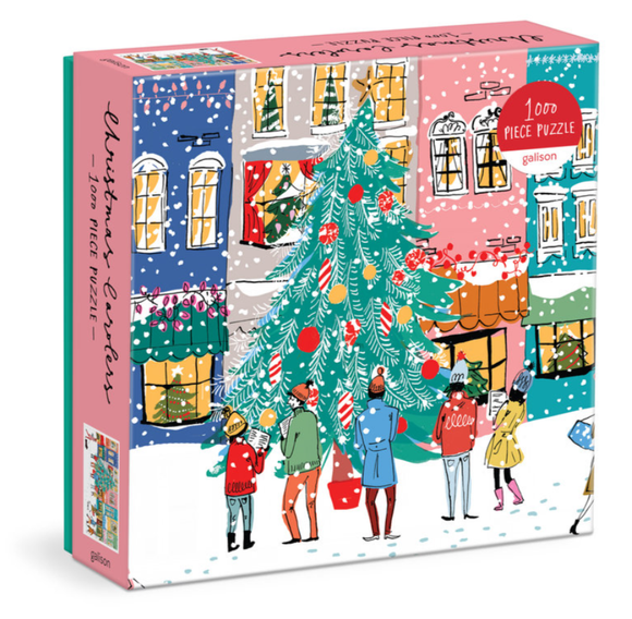 Michael Storrings Christmas Carolers 1000 Piece Puzzle