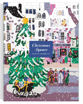 Joy Laforme Christmas Square 9 x 12 Paint by Number Kit - 0