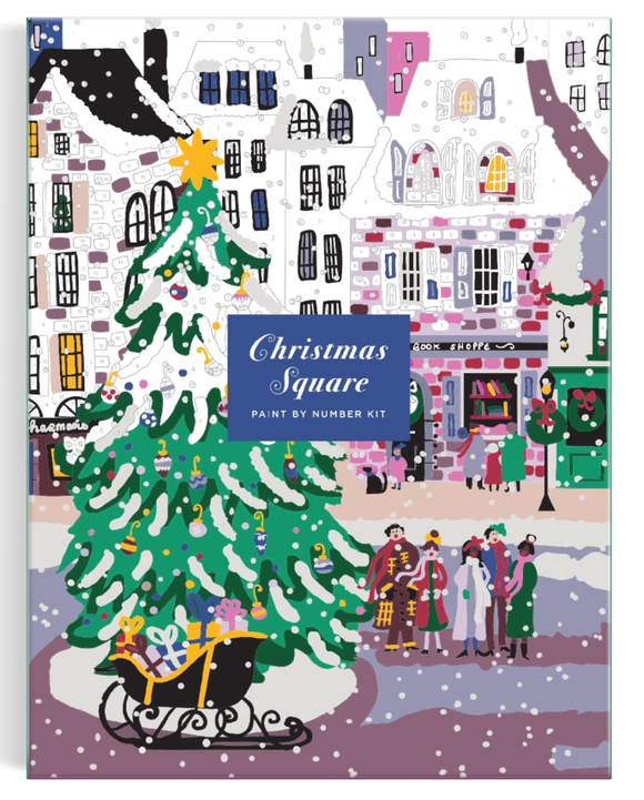 Joy Laforme Christmas Square 9 x 12 Paint by Number Kit