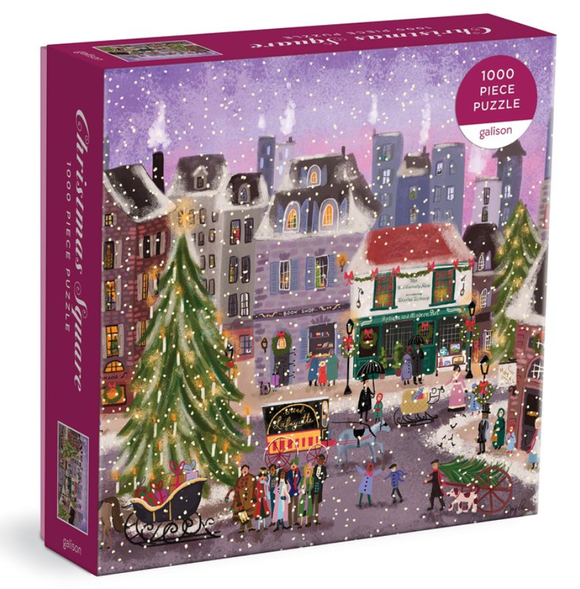 Christmas Square 1000 Piece Puzzle in Square Box