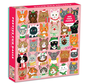 Festive Furballs 500 Piece Puzzle