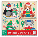 Christmas Set of 4 Wood Puzzles-2