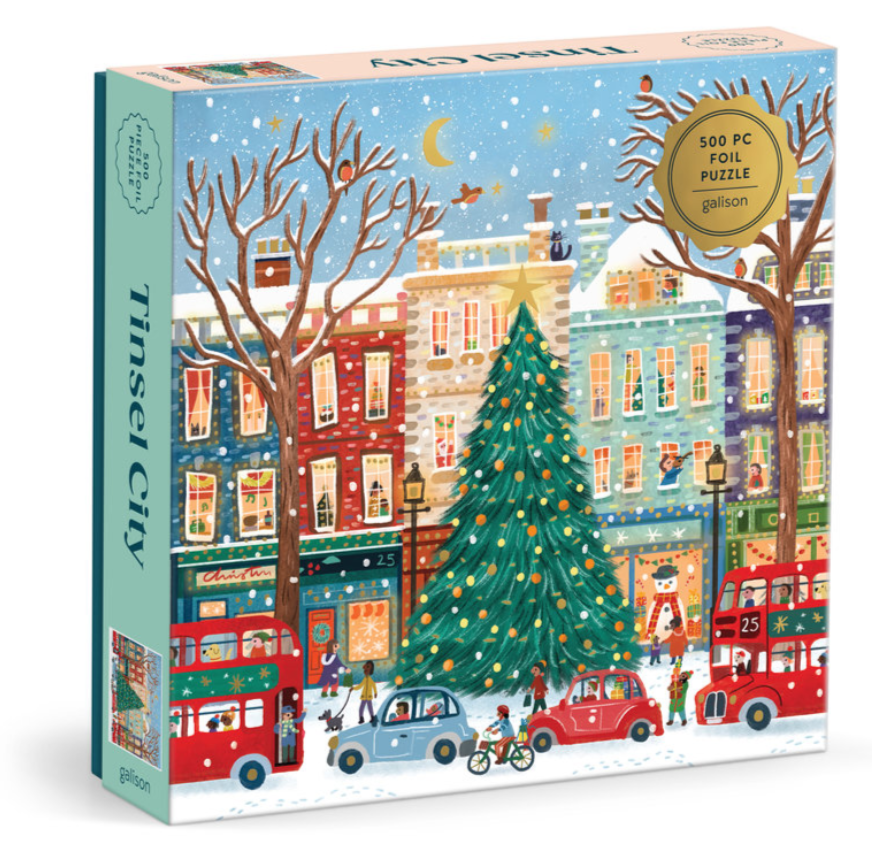 Tinsel City 500 Piece Foil Puzzle