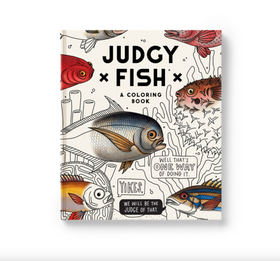 Judgy Fish Colouring Book