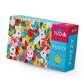 100 PC Fuzzy Puzzle: Bunny