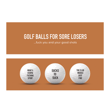 Golf Balls for Sore Losers