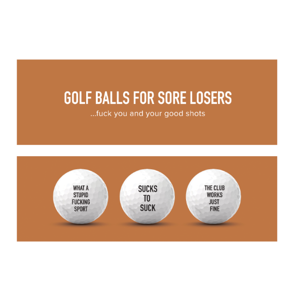 Golf Balls for Sore Losers