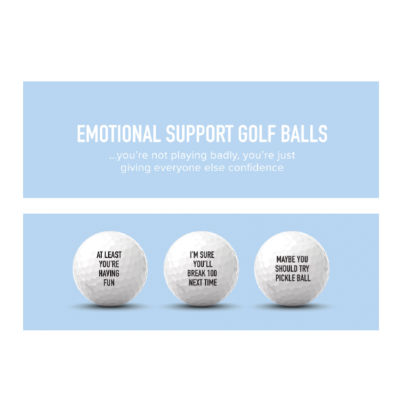 Emotional Support Golf Balls