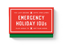 Emergency IOUs Card Set-1