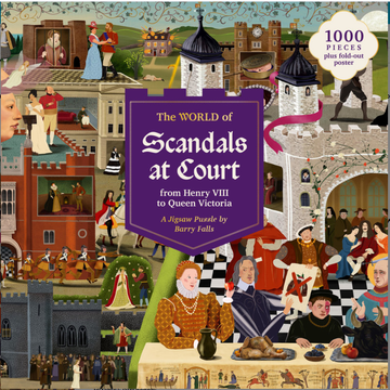 The World of Scandals at Court: A 1000-piece jigsaw puzzle
