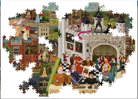 The World of Scandals at Court: A 1000-piece jigsaw puzzle