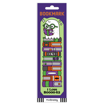 I Love BOOOO-KS Ghost Bookmark